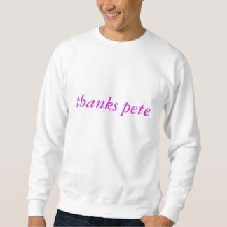 Moletom agradece a Pete