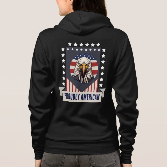 Moletom Águia Americana Orgulhosamente (Verso)