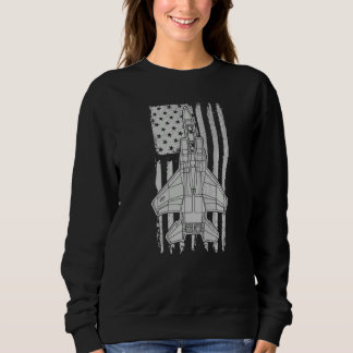 Moletom Águia F 15 Avião de Caça Avião Bandeira Americana 