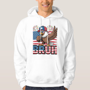 Moletom Águia Patriótica legal Bruh Design