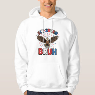 Moletom Águia Patriótica Seis Sete Bruh Design Vector_1