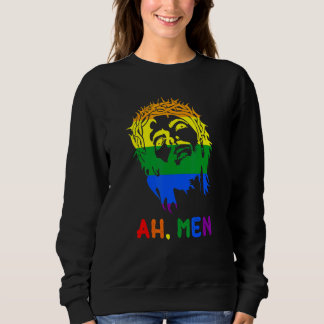 Moletom Ah Homens Arco-íris LGBTQ Bandeira Orgulho Gay Jes