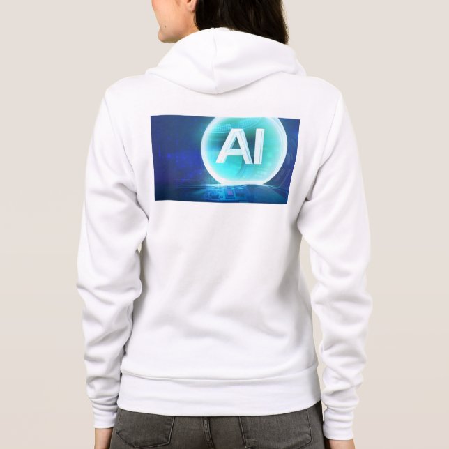 Moletom Ai Hoodie design de inteligência artificial (Verso)