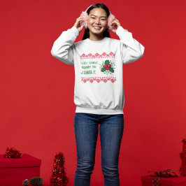 Moletom Ainda Solteira Pronta Para Jingle Feminino Natal D