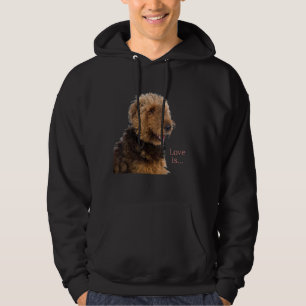Moletom Airedale Terrier Cachorro Mãe Pai Amor É Papota Pe