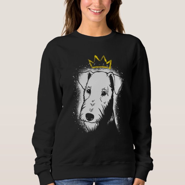 Moletom Airedale Terrier com Coroa (Frente)