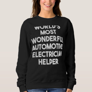 Moletom Ajuda do Eletricista Automotivo Mais Maravilhoso d