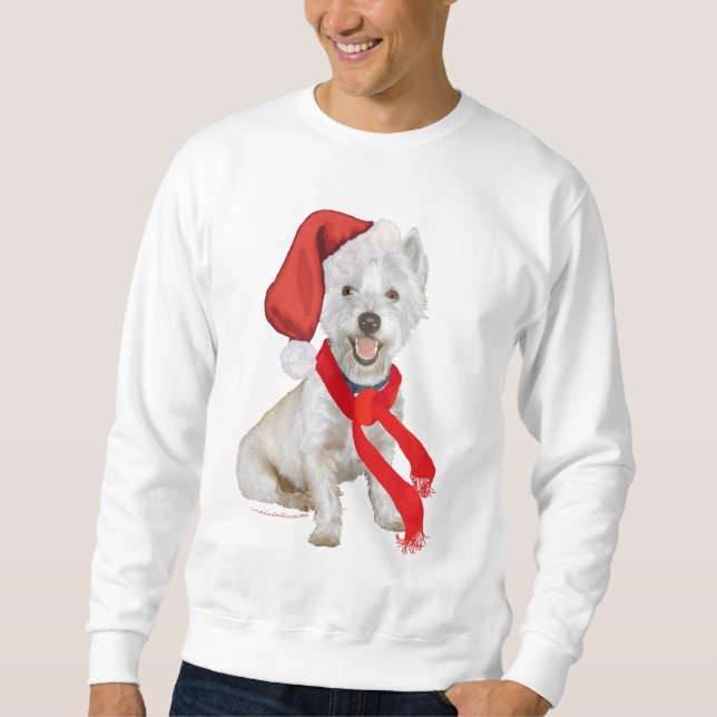 Moletom Ajudante do Papai Noel Westie (Frente)