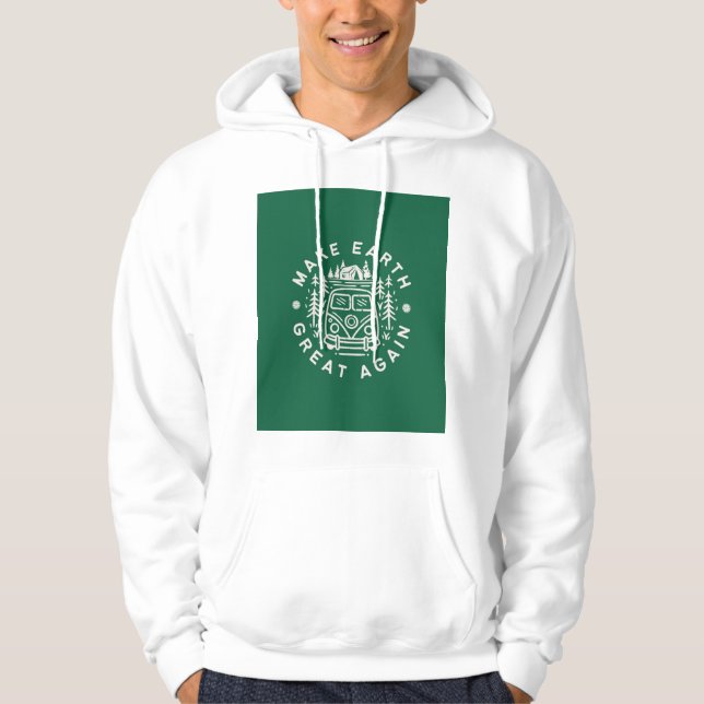 Moletom Ajustado de conforto Hoodie (Frente)