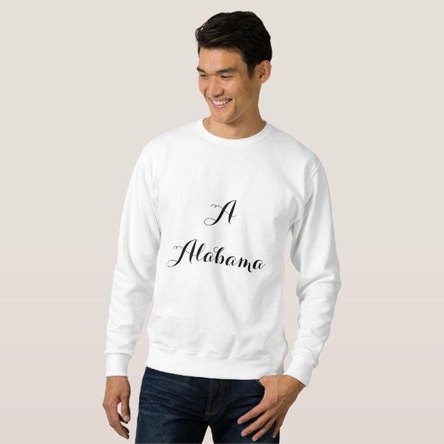 Moletom Alabama Monograma (Frente Completa)