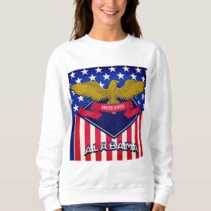 Moletom Alabama USA Flag