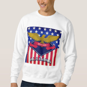 Moletom Alabama USA Flag