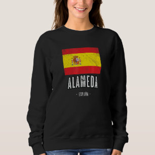 Moletom Alameda Espanha Es Flag City Bandera Ropa