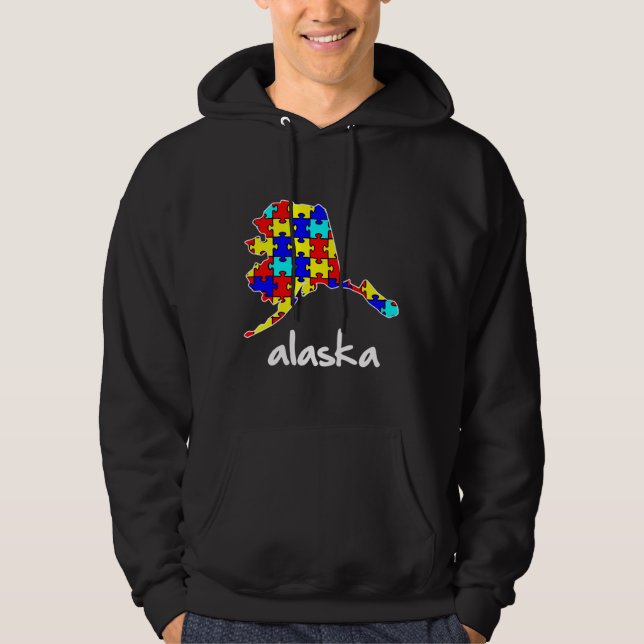 Moletom Alaska Autism Awareness (Frente)