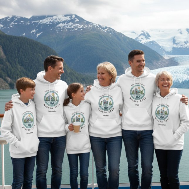 Moletom Alaska Family Cruise Trip Souvenir Hoodie (Alaska family cruise hoodie)