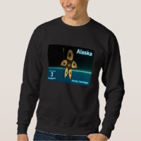 Alaska Postage - Fractal Inuit Hunter