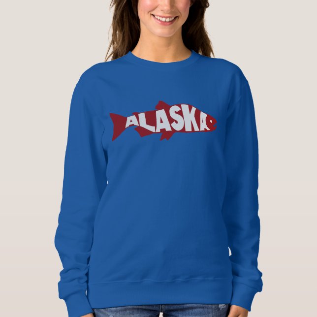 Moletom Alaska Salmon Sweatshirt (Frente)