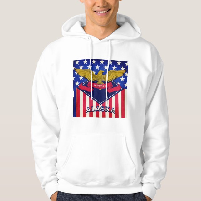 Moletom Alaska USA Flag (Frente)