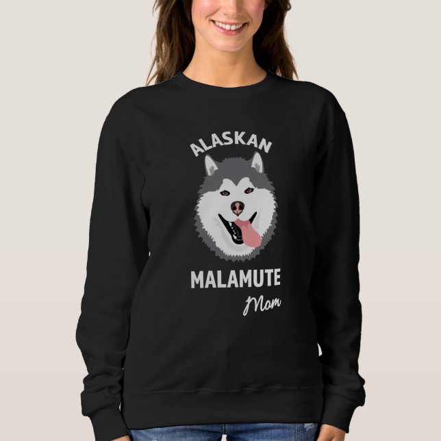 Moletom Alaskan Malamute Mom (Frente)