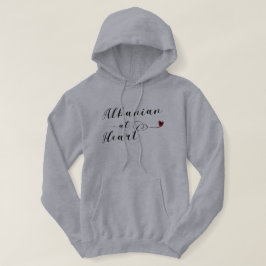Moletom Albanês no Hoodie do coração, Albânia