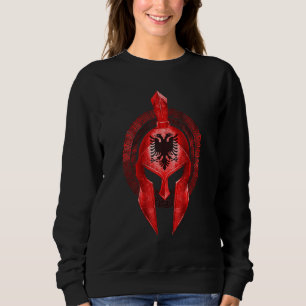 Moletom Albânia Spartan Helmet Albanês Sparta Gladiator F