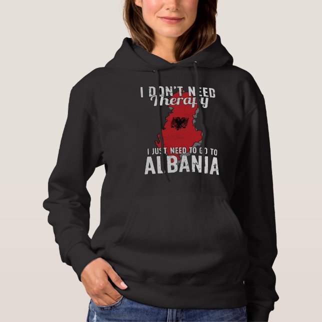 Moletom Albanian Flag I Albania Flag I Vacation Gift I Alb (Frente)