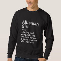 ALBANIAN GIRL ALBANIA Gift Funny Country Home Root