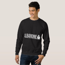 Moletom Albarone Gangster Silhueta Gráfica - Branco