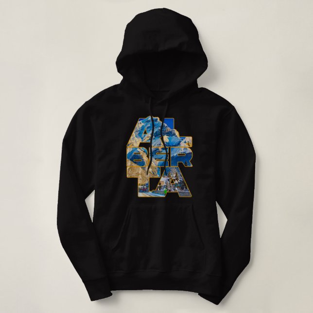 Moletom Alberta Banff City Rocky Mountain Canada Visitor T (Frente do Design)