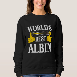 Moletom Albin Personal Name Nome Engraçado Nome Melhor do