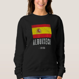 Moletom Albuixech Espanha Es Sinalizador Cidade Bandera Ro