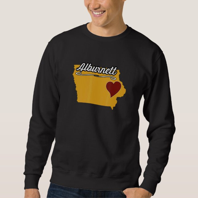 Moletom ALBURNETT IOWA IA USA Cute Souvenir Merch  US City (Frente)