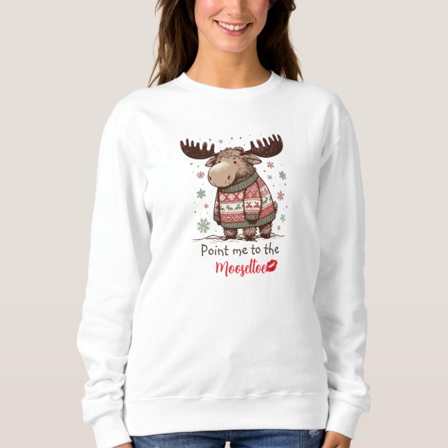 Moletom Alce de Natal Caprichosa (Frente)