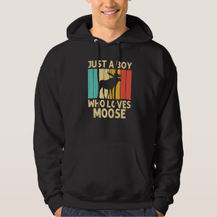 Moletom Alce legal Para Meninos Moose Alaska Moose Elk Hu