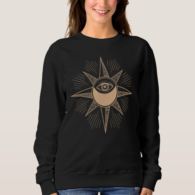 Moletom Alchemy Celestial Sun All Seeing Eye (Frente)