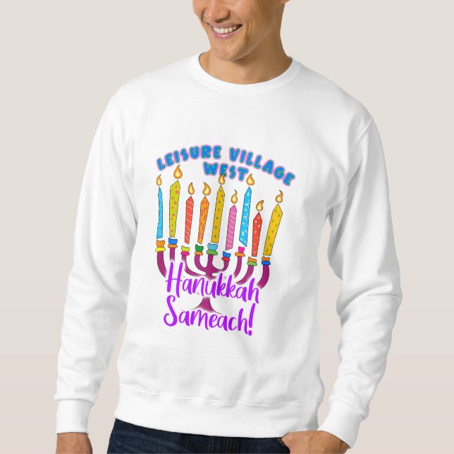 Moletom Aldeia de Leisure West Hanukkah (Frente)