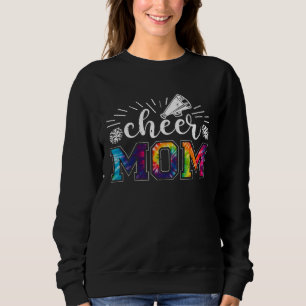Moletom Alegre Mãe Tie Dye Impressão Orgulhosa Torcedora M