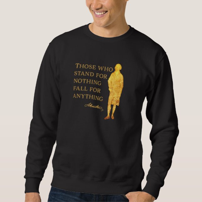 Moletom Alexander Hamilton História Usa Costume Teens Men  (Frente)