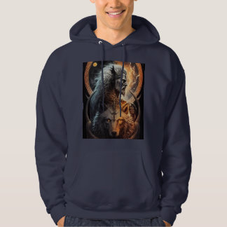 Moletom "Alfa Avenger: Coleção de Hoodie Inspirada no Lobo