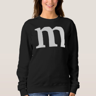 Moletom Alfabeto Letra M Minúscula