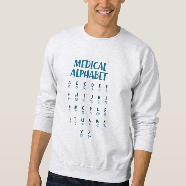Moletom Alfabeto Médico (Frente)