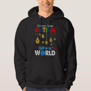 Moletom Alguém Com Autismo Acende Meu Mundo