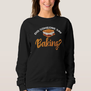 Moletom Alguém Disse Banking Cozinhar Baking Baker