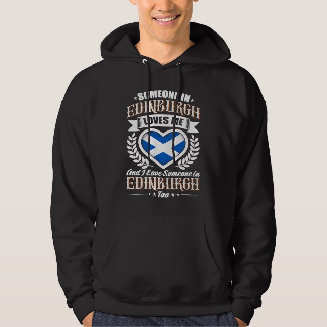 Moletom Alguém em Edimburgo Me Ama (Frente)