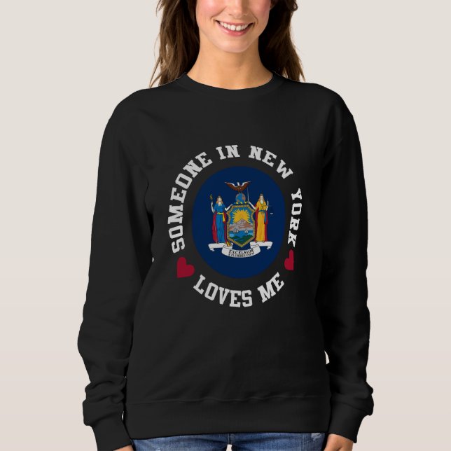 Moletom Alguém Em Nova Iorque Me Ama (Frente)