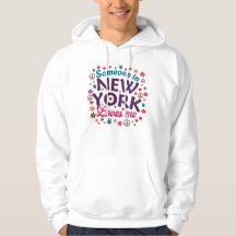 Alguém em Nova York Me Ama Design Retrô Divertido
