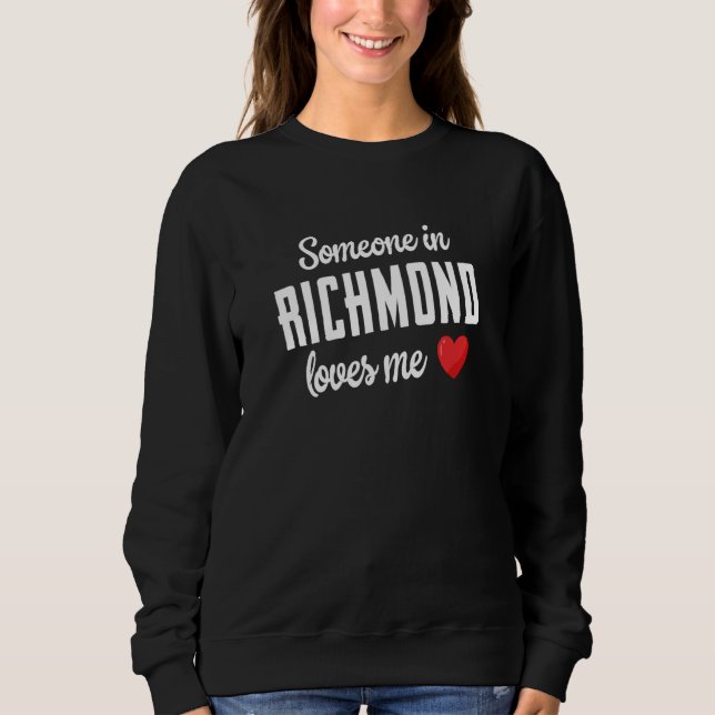 Moletom Alguém em Richmond Me Ama (Frente)