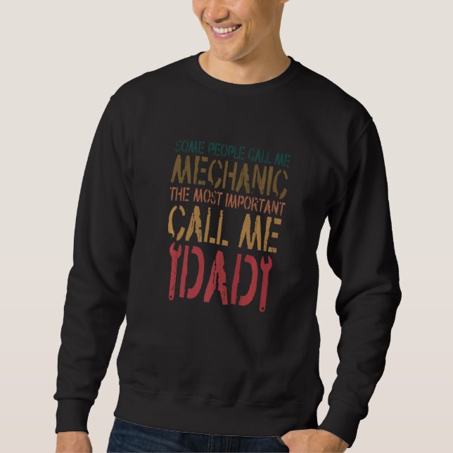 Moletom Alguns Pessoas Me Chamam De Mecânico O Ca Mais Imp (Frente)