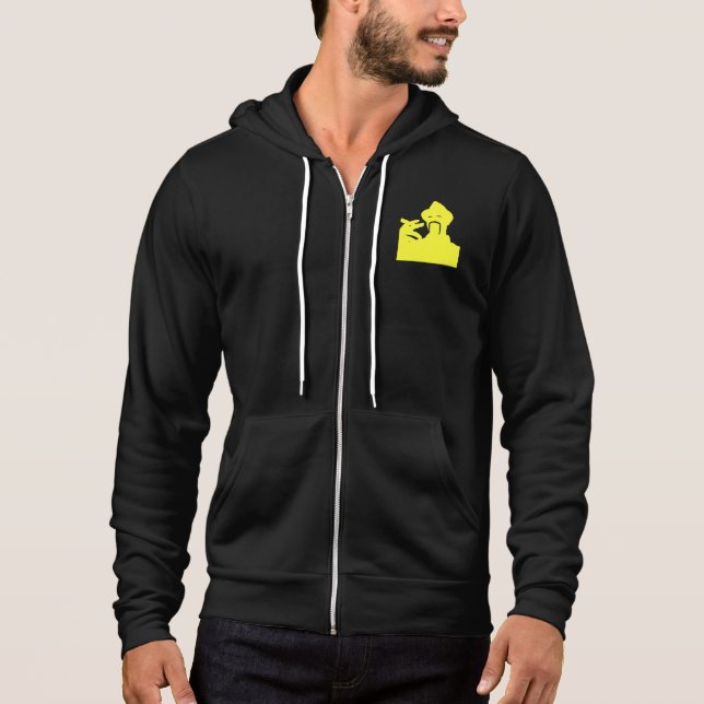 Moletom Ali G-inspirou o hoodie da silhueta da espanha de (Frente)