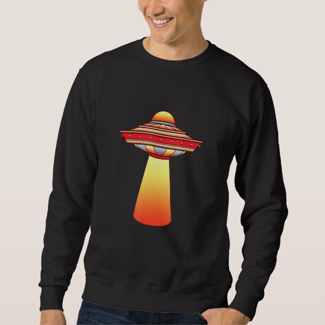 Moletom Alienígena Abdução Ufo Objeto Voador Não Identific (Frente)